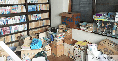 部屋を空けるため、不用品や趣味の品を整理・処分したいとクオーレ埼玉へご依頼いただいたケース