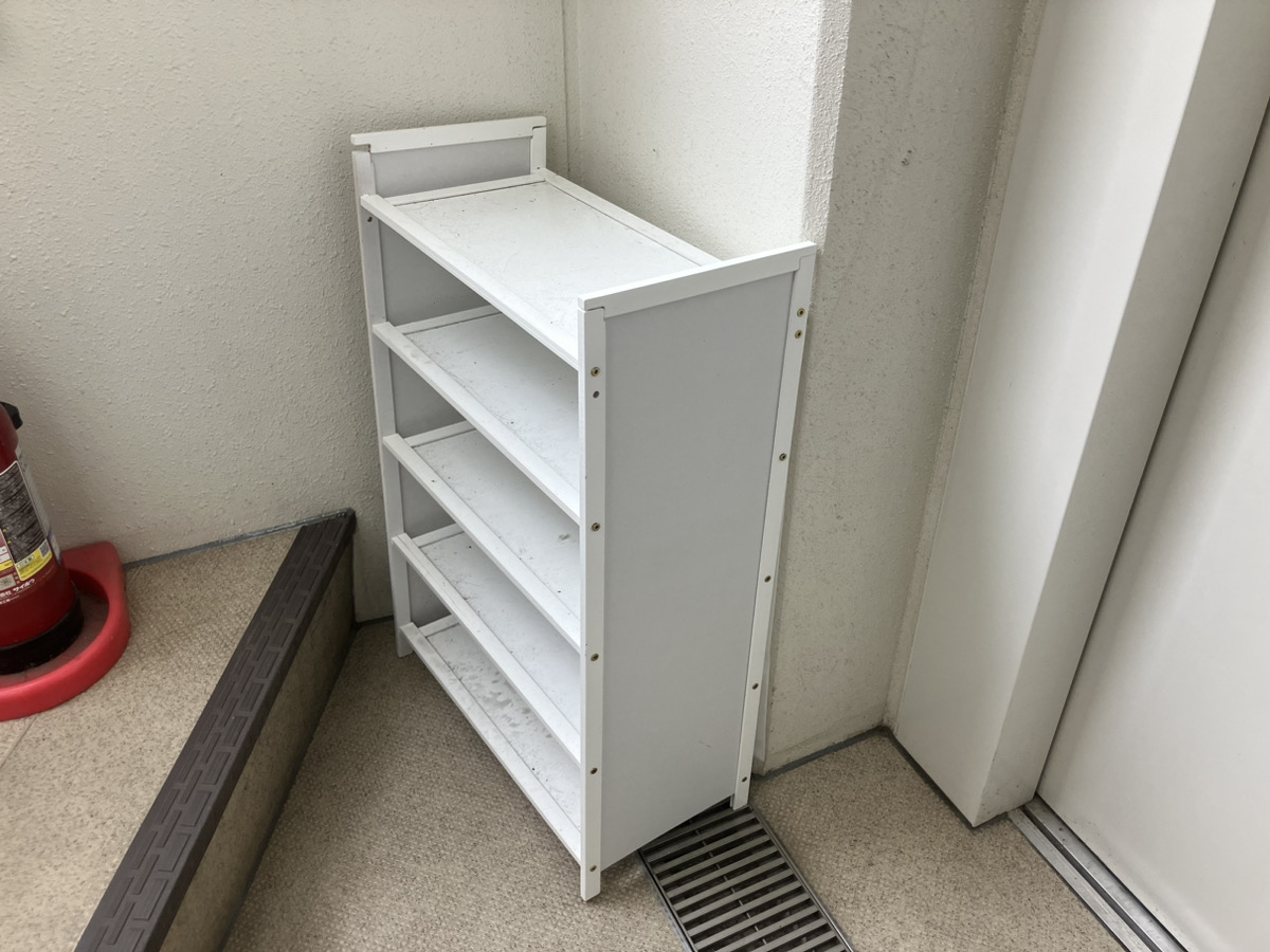 「マンションから大きな収納家具や不用品を回収しました」作業写真